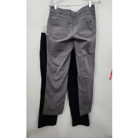 Women's 5.11 Tactical Straight Leg Pants Grey Black Lot Of 2 Size 6 - Picture 2 of 11